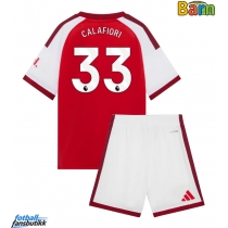 Arsenal Riccardo Calafiori #33 Hjemmedraktsett Barn 2026-27 Kortermet (+ Korte bukser)